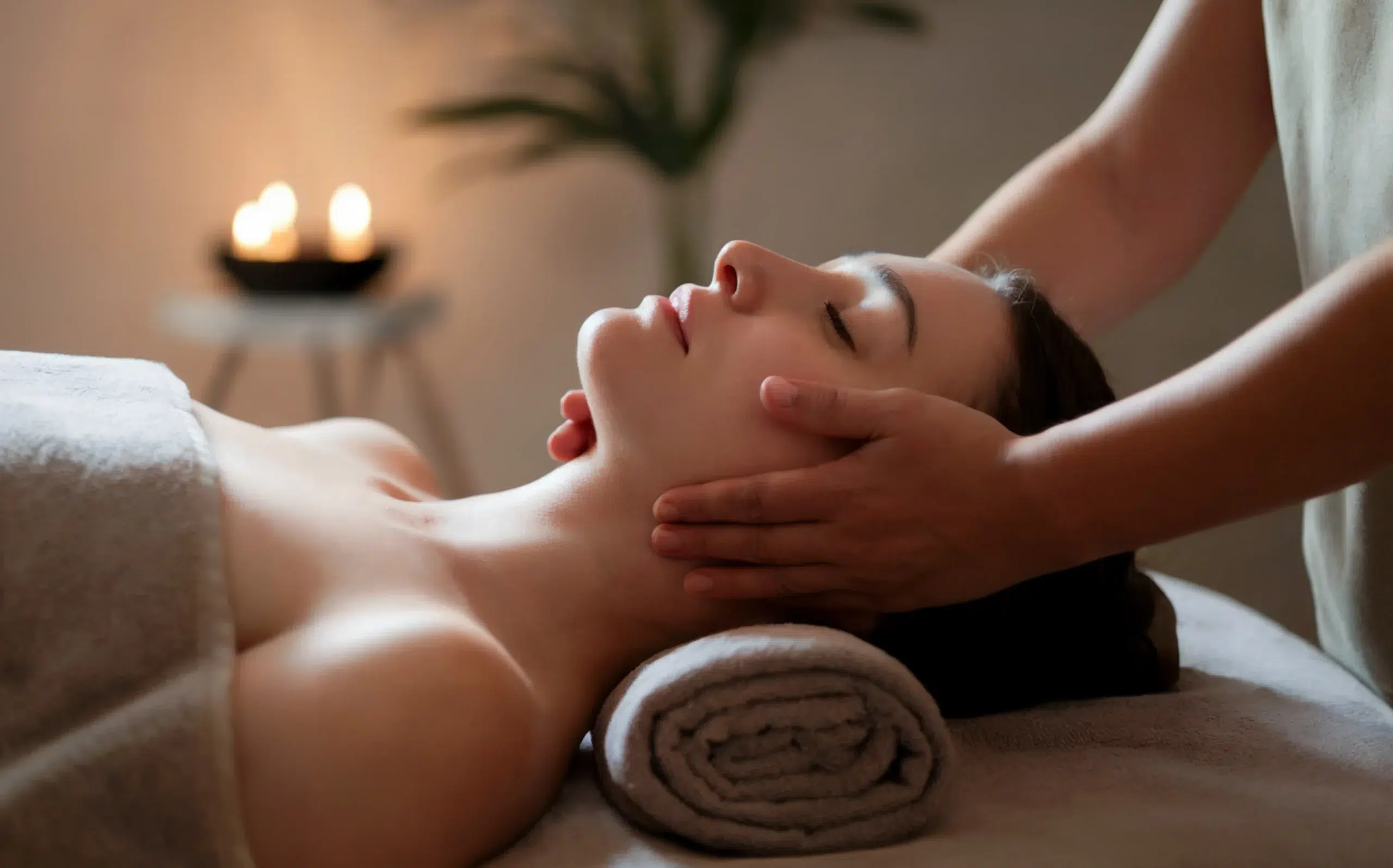 Back Facials 3 woman's body being marked up before face/neck lift procedure